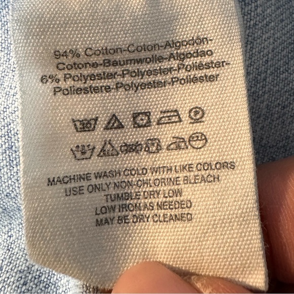 Free People Light Blue Distressed Denim Jacket size small - Picture 12 of 13